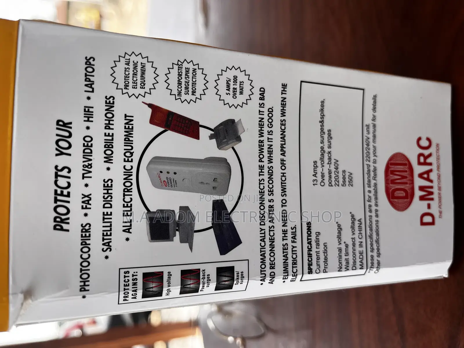 13 Amps Tv Power Guard