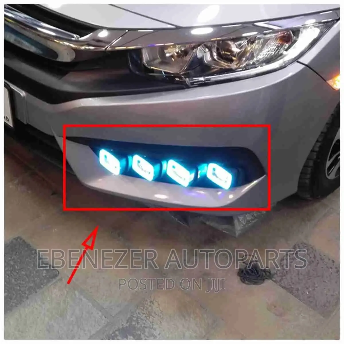 Honda Civic 2016,2017,2018 LED Fog Light (Bugatti Style)