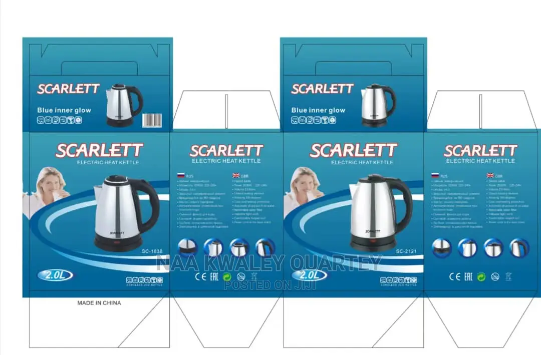 2 Litres Scarlet / Marado Kettles