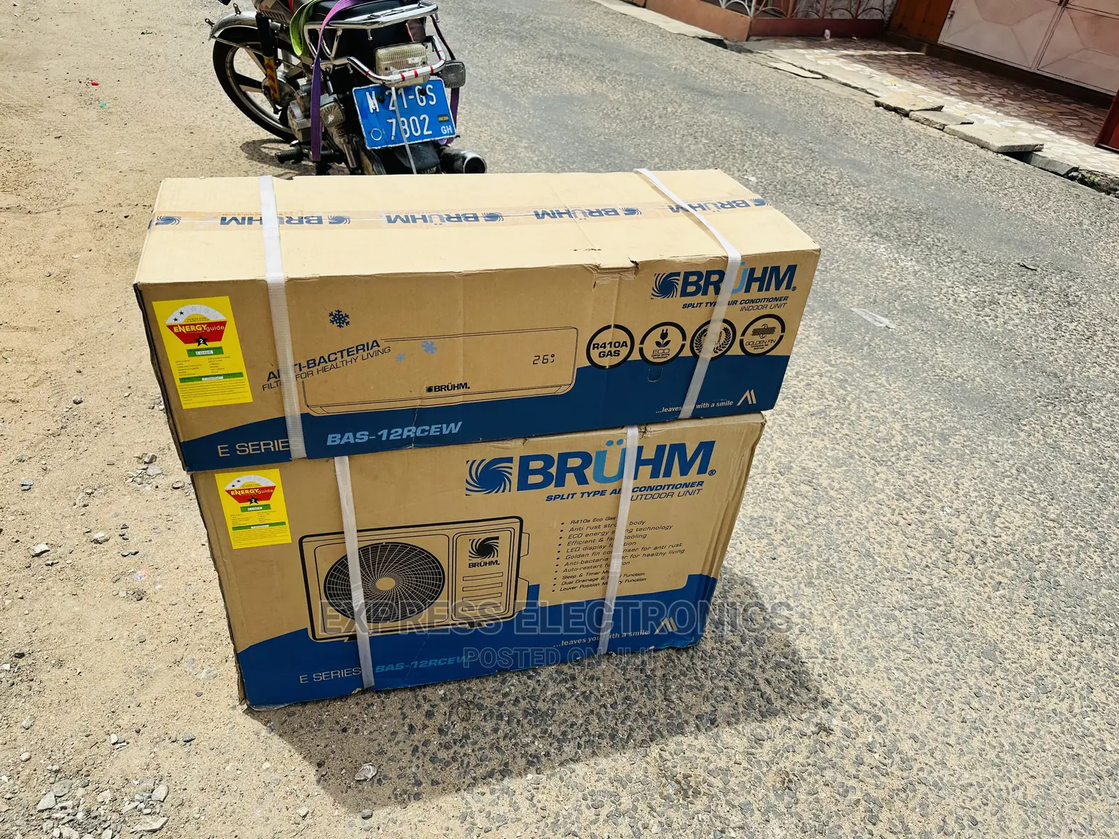 2.0hp Bruhm Split Hidden Led On/Off R410 Ac