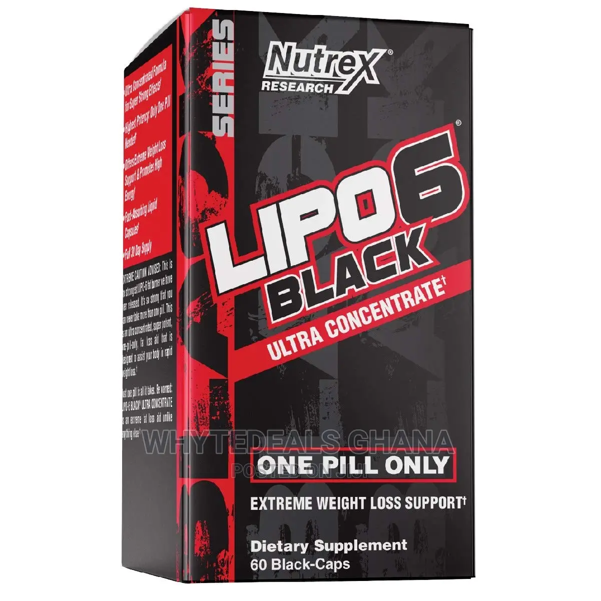 Lipo-6 Black Powerful Fat Burner-Increased Weight Loss 2023