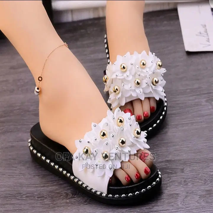 Women Flower Slippers