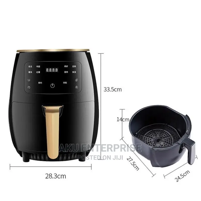 Silver Crest Air Fryer Extra Large Capacity Air Fryer 6L