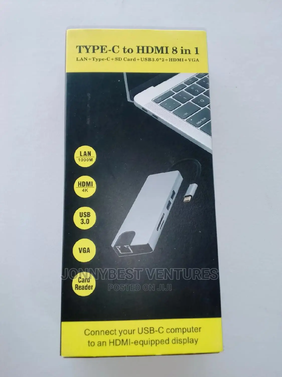 8in1 Type-C Docking Station With Vga Port