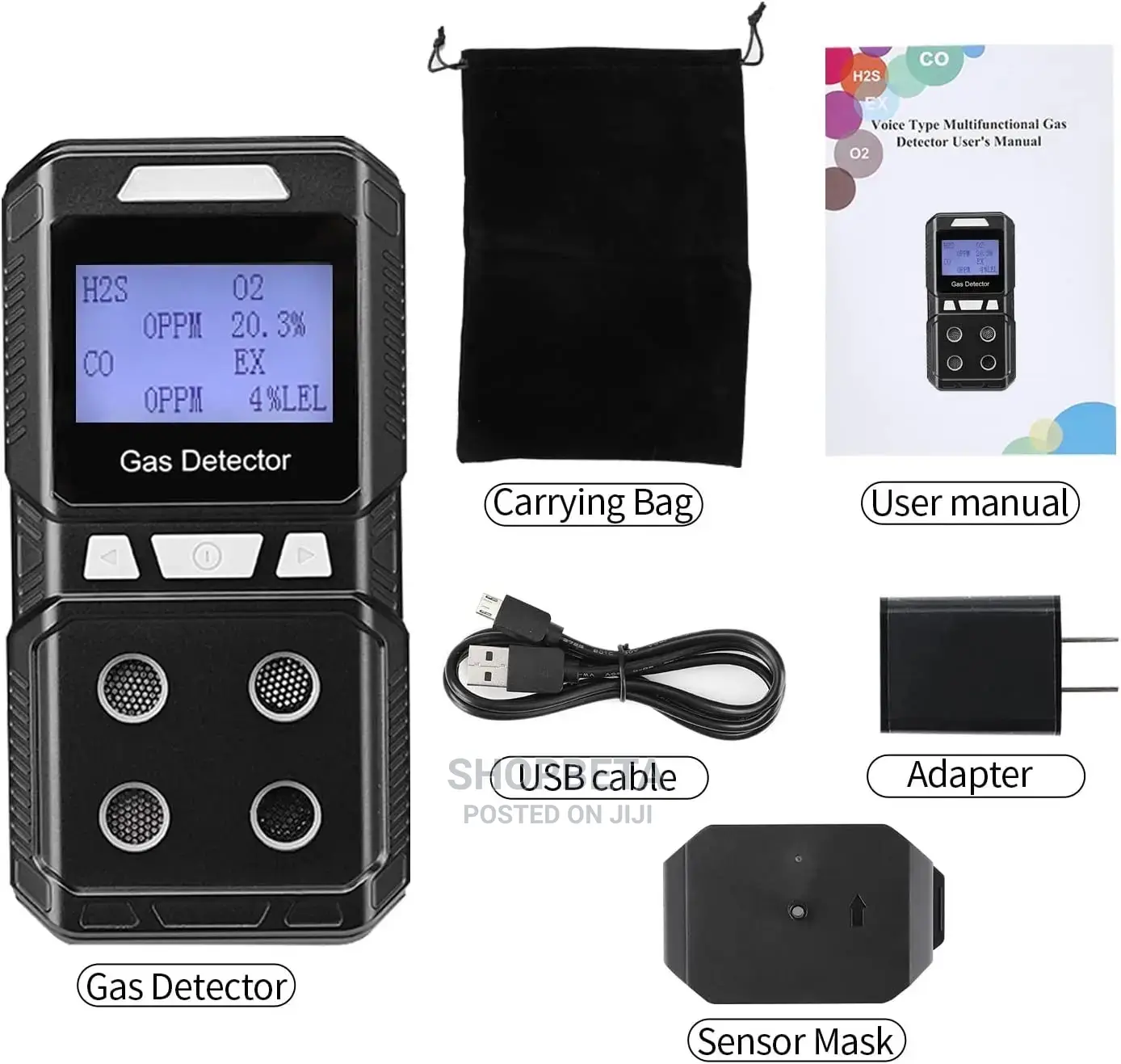 4 In 1 Multi Gas Leak Detector