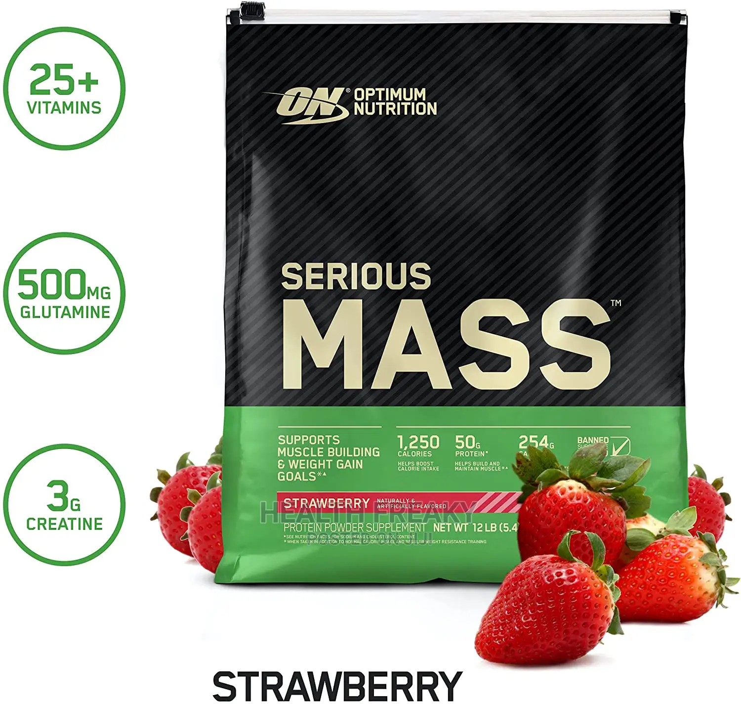 Serious Mass Gainer Whey Protein Weight Gainer Creatine 6lb