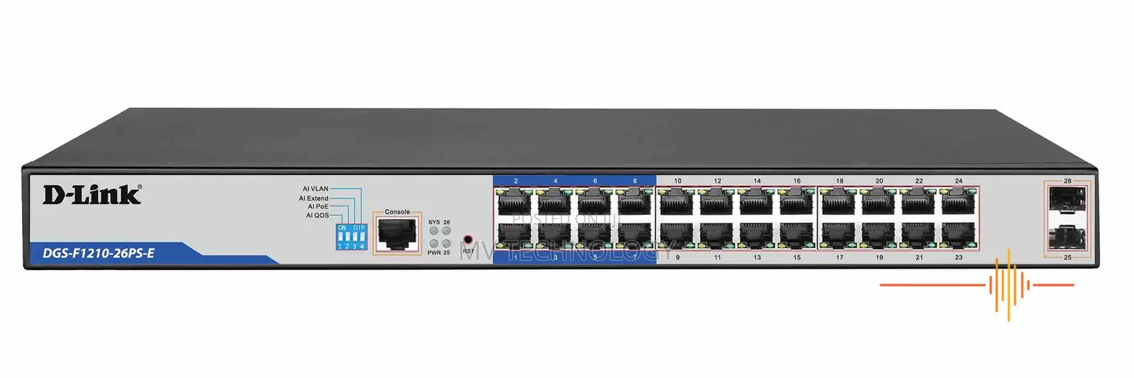 D-Link 24port DGS-F1210-26ps-E Poe Smart Switch (Managed)