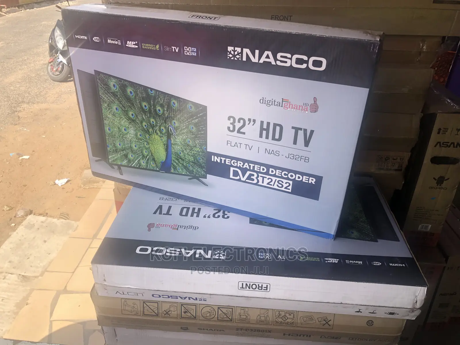 Vga-Nasco 32'' NAS- J32FB Digital Satellite TV