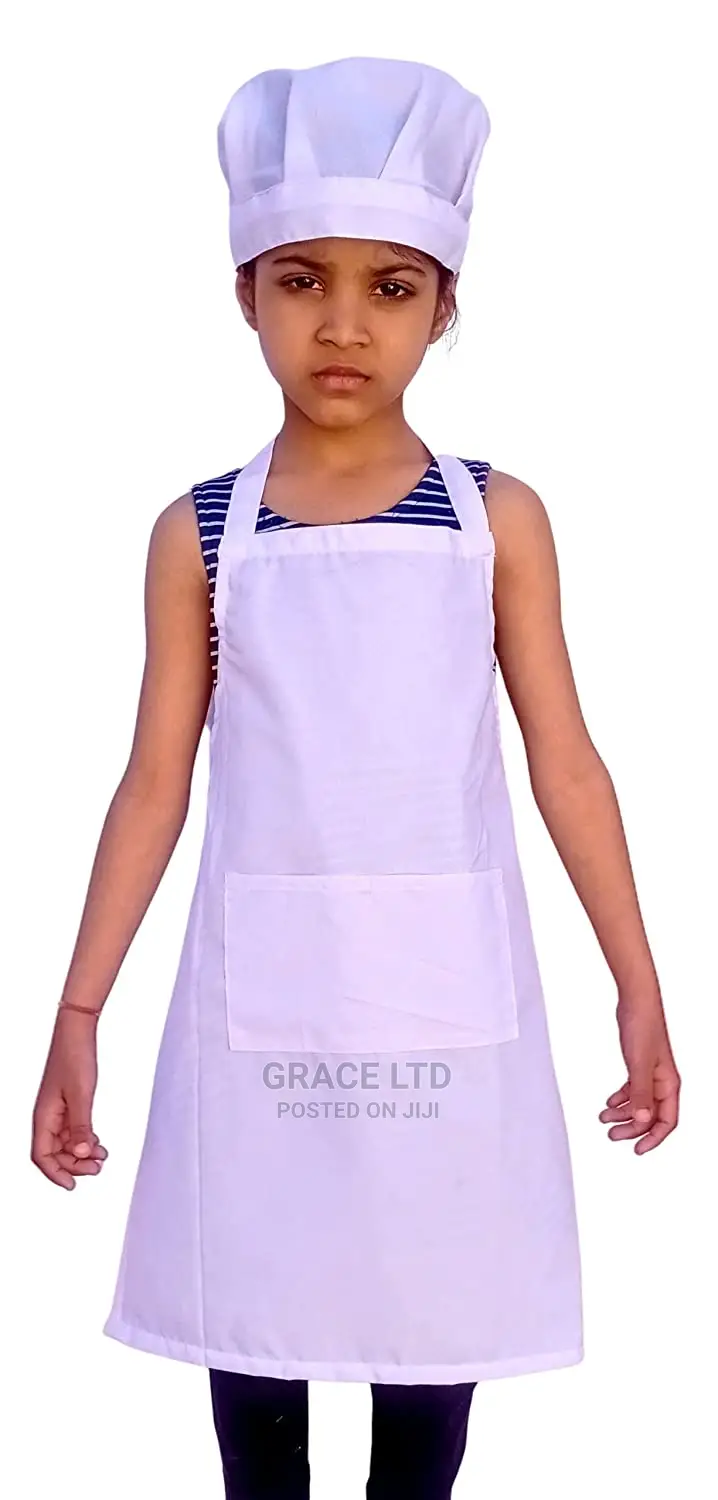 Kids Apron With Chef Cap