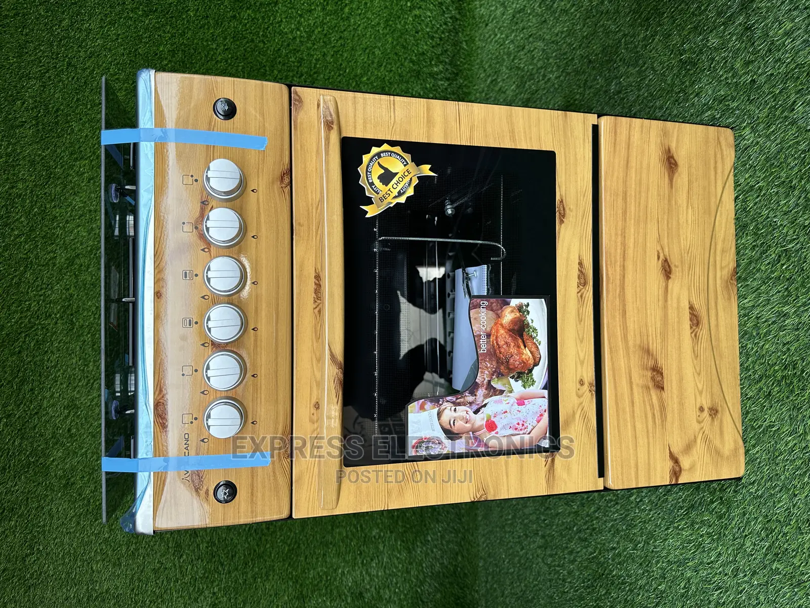 Wooden Lights Volcano Mesmeric Newly Oven Gas Cooker Stove