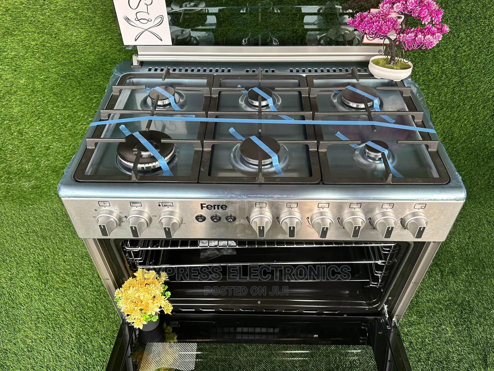 All Gas Ferre Rotisserie Grill Oven 6b Stove Cooker 60/90