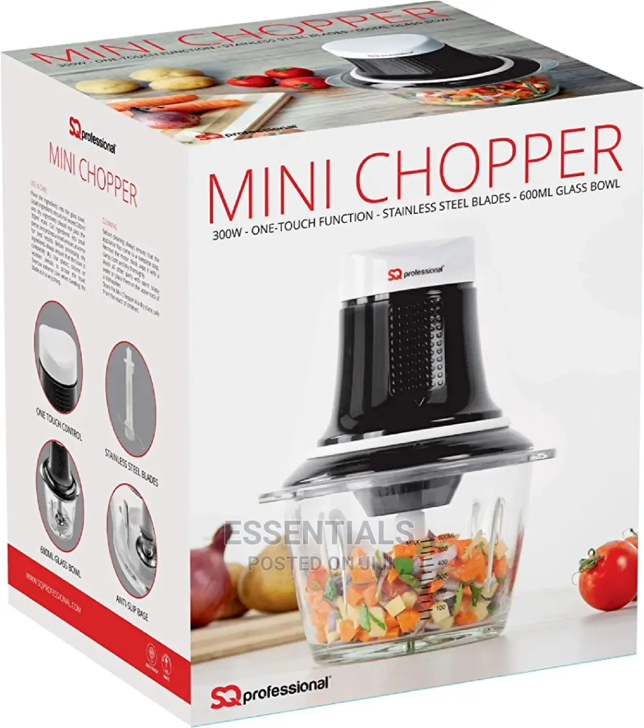 SQ Professional Blitz Mini Chopper - 300W With 600ml