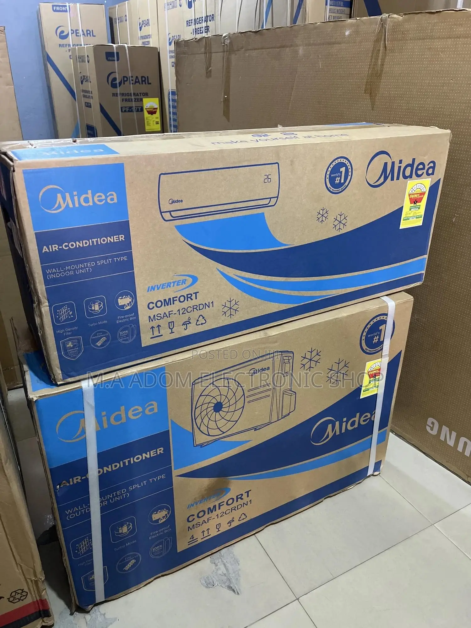 Midea 2/5 Hp R32gas AC With High Efficiency Compressor