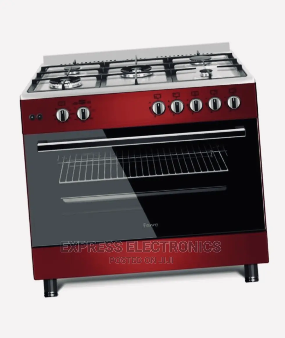 Auto Ignition Rotisserie Classic 5b Red All Gas Stove Oven