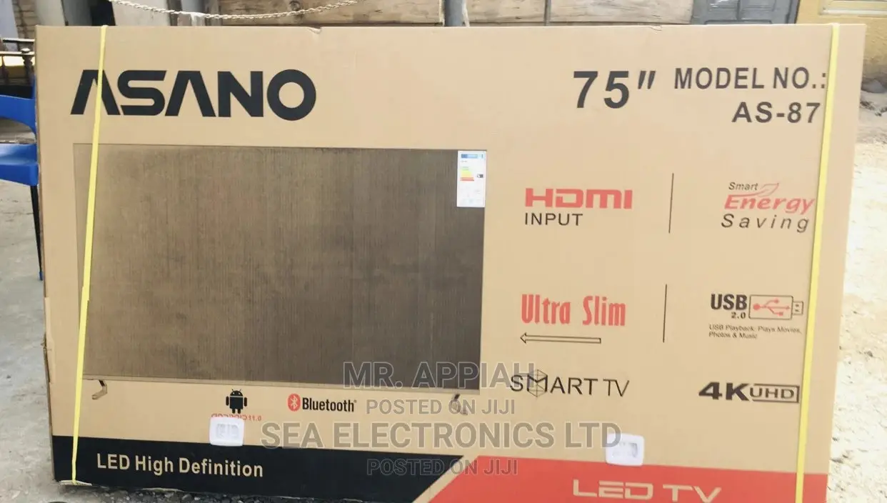 New Asano 75smart + Bluetooth Tv