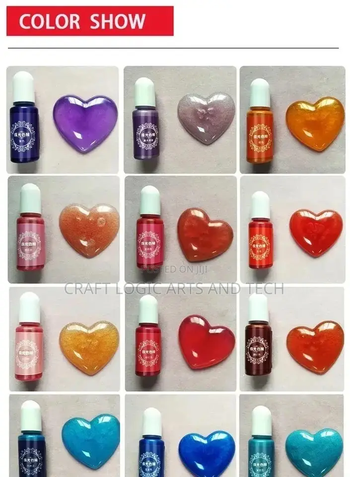Pigment Dye Epoxy Resin Dye Colorant Mica Gh₵15 Per Bottle