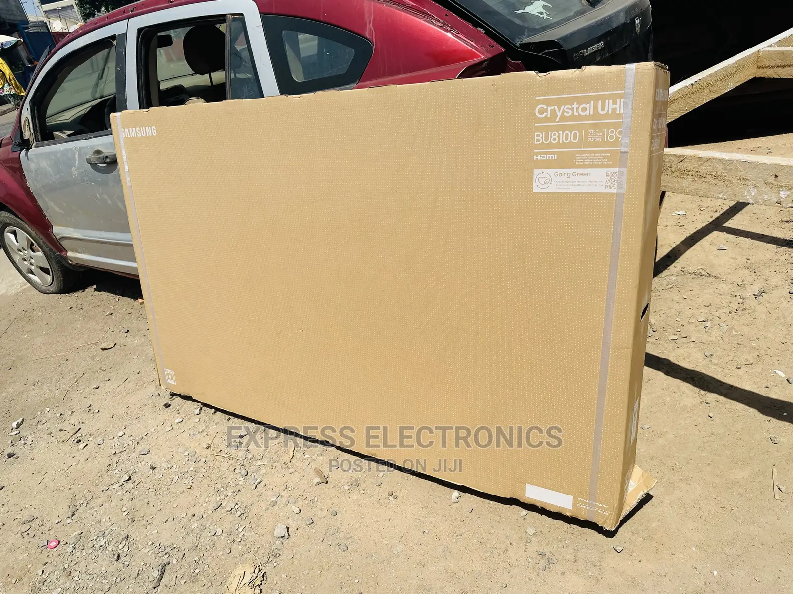 Samsung UHD 75”BU8000 Glossey Display +A Home Theater
