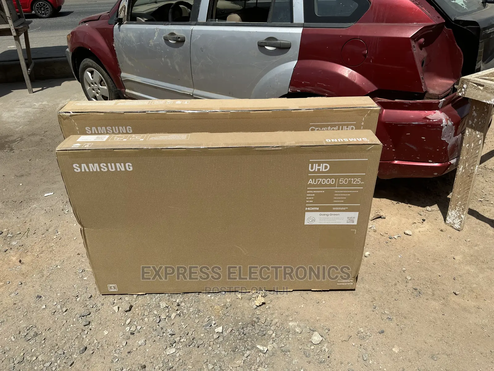 Mesmeric Newly Sealed Samsung 50”Au7000 UHD Tv