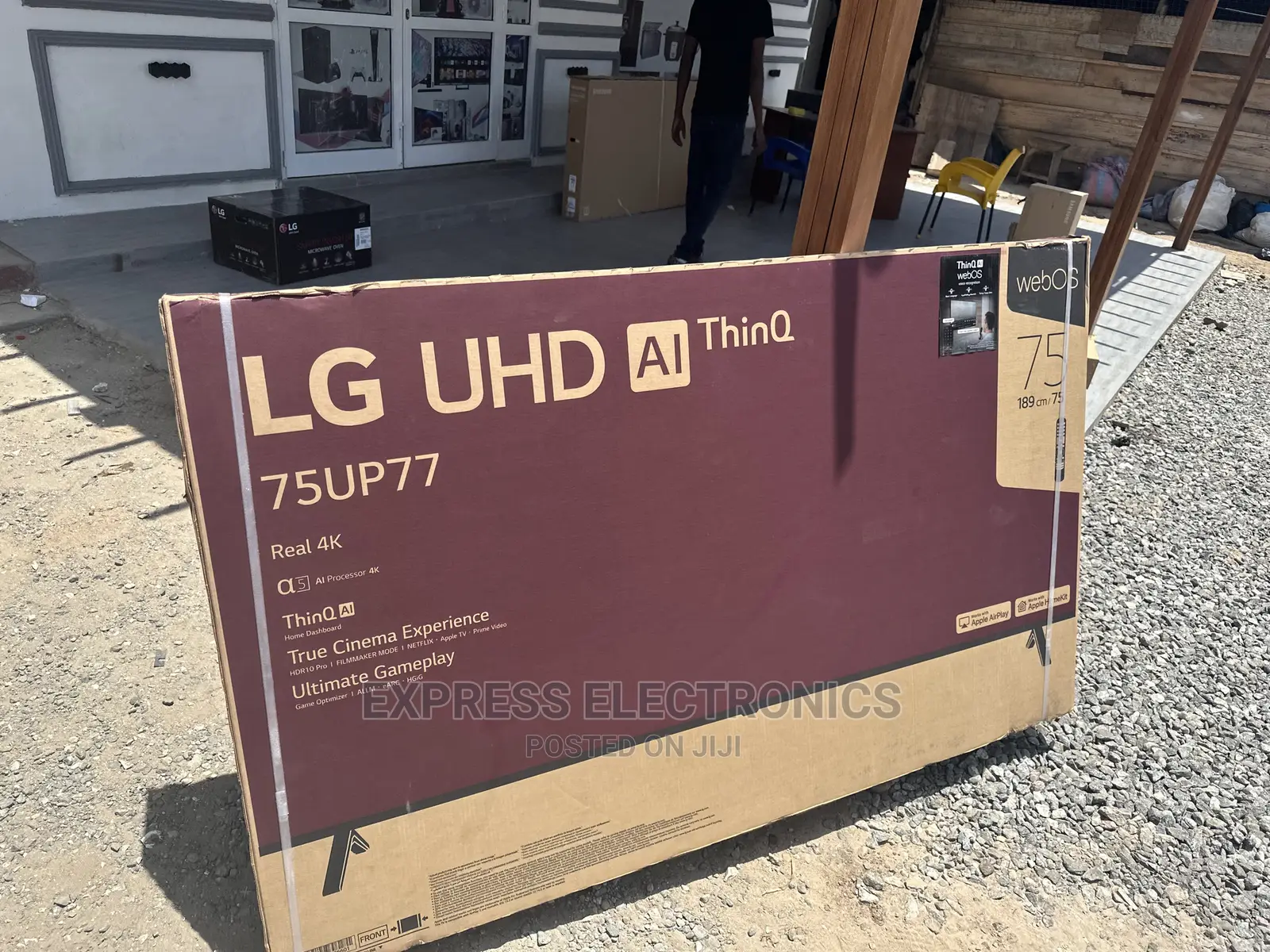 Enjoy Netflix on LG UHD Smart 75”Up77 (Home Theatre)