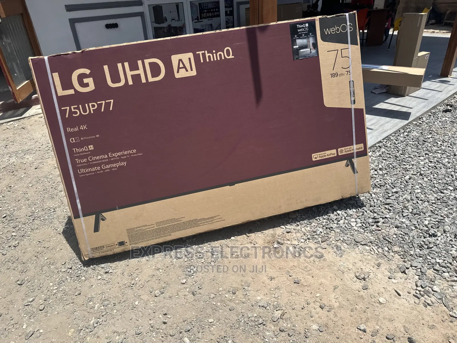 Classic Sleek Design UHD Smart Display LG 75”Up77+Theater