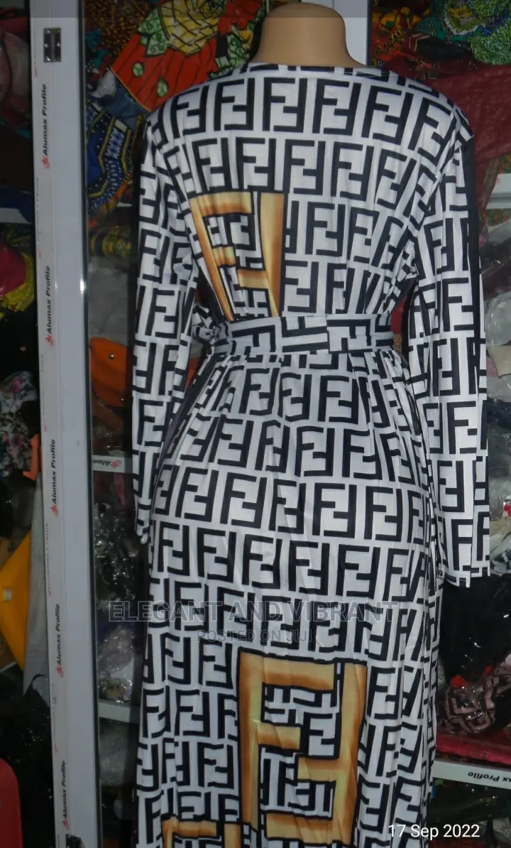 Maxi Designer Fende Ladies Dress