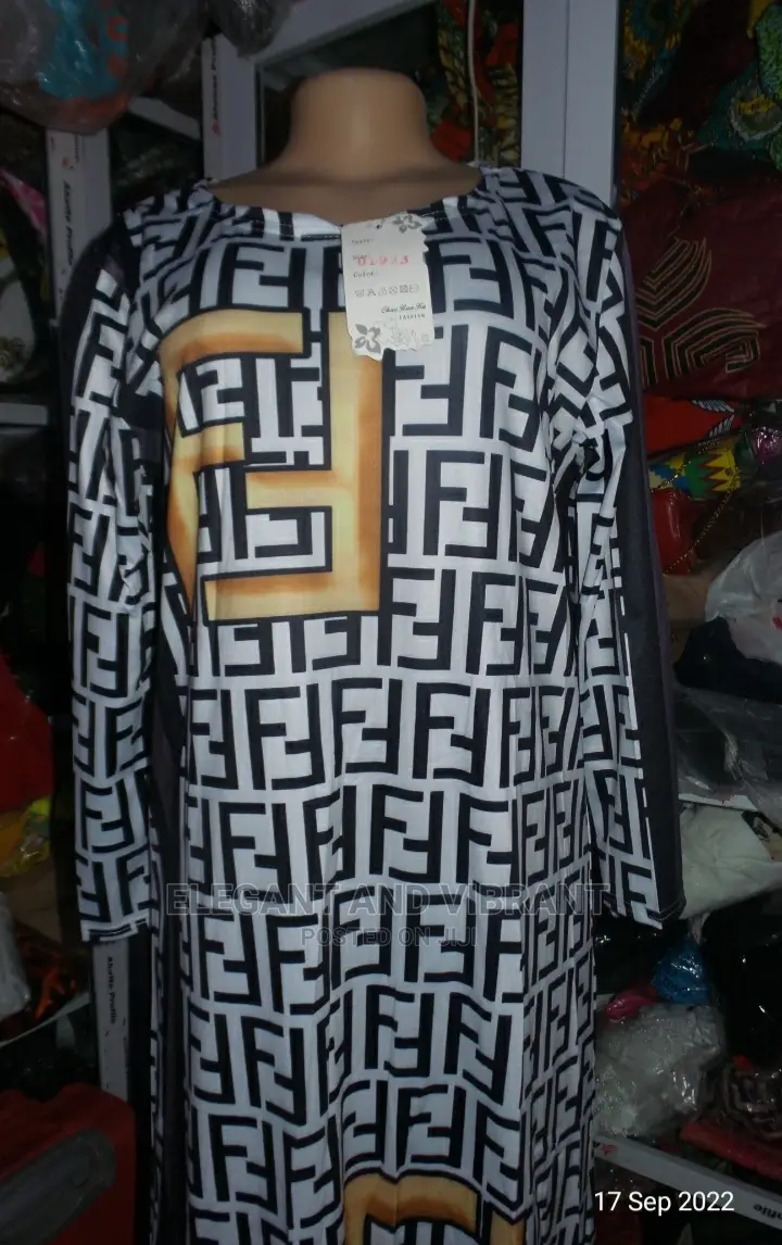 Maxi Designer Fende Ladies Dress