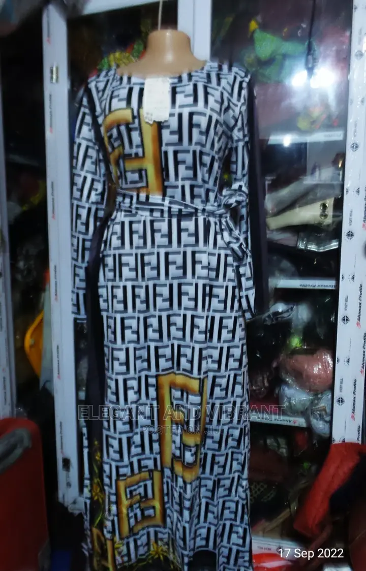 Maxi Designer Fende Ladies Dress