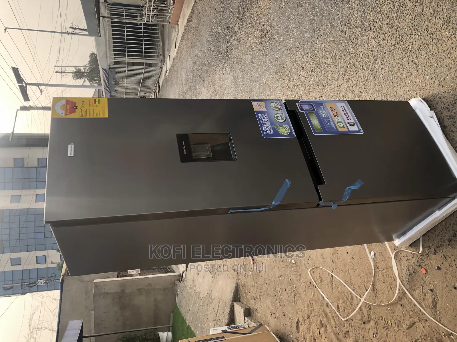 (Gray Surface) Nasco NASD2-40WD 309L Bottom Freezer Fridge