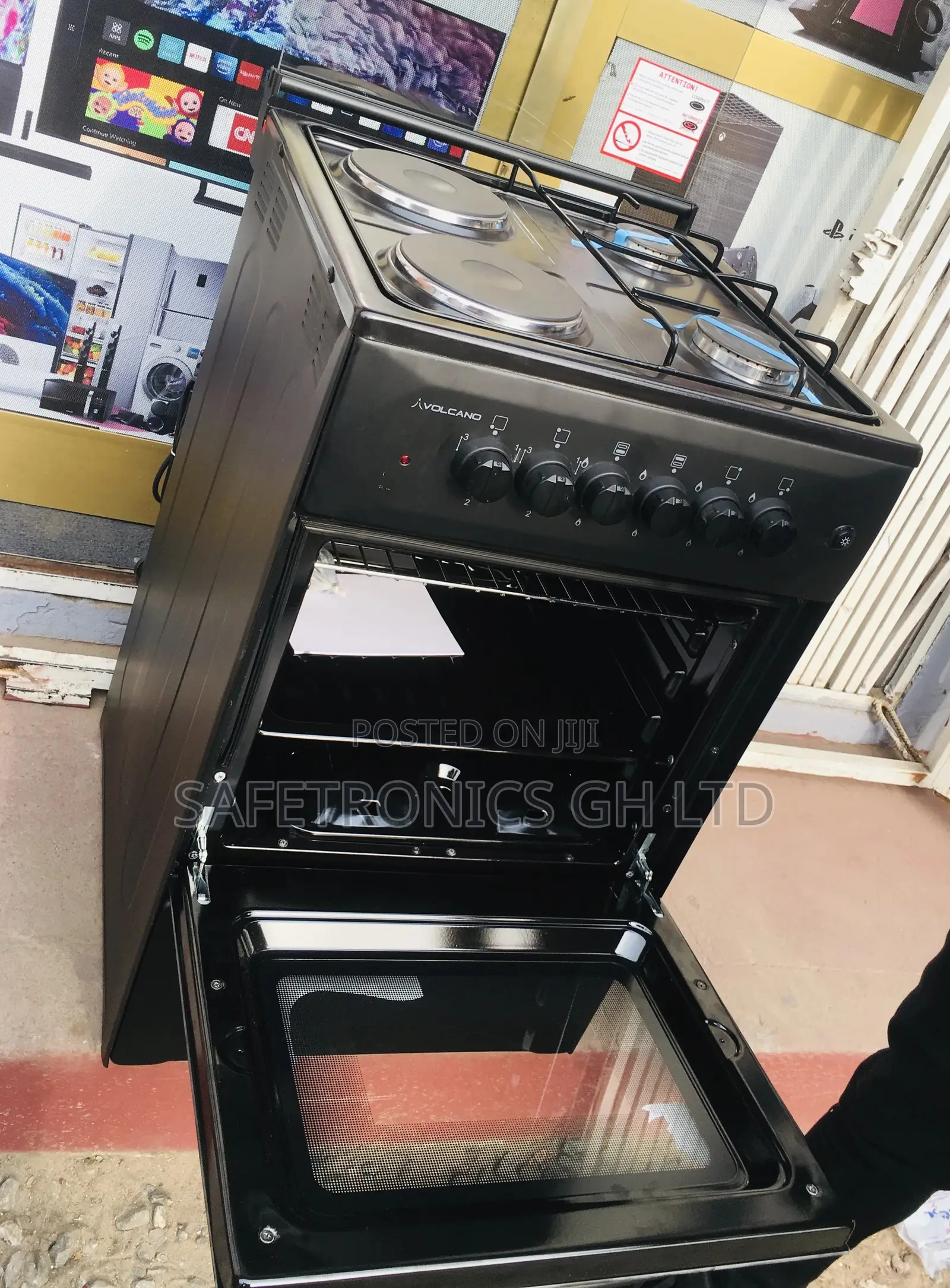 Volcano 4burner Gas Cooker 50×50