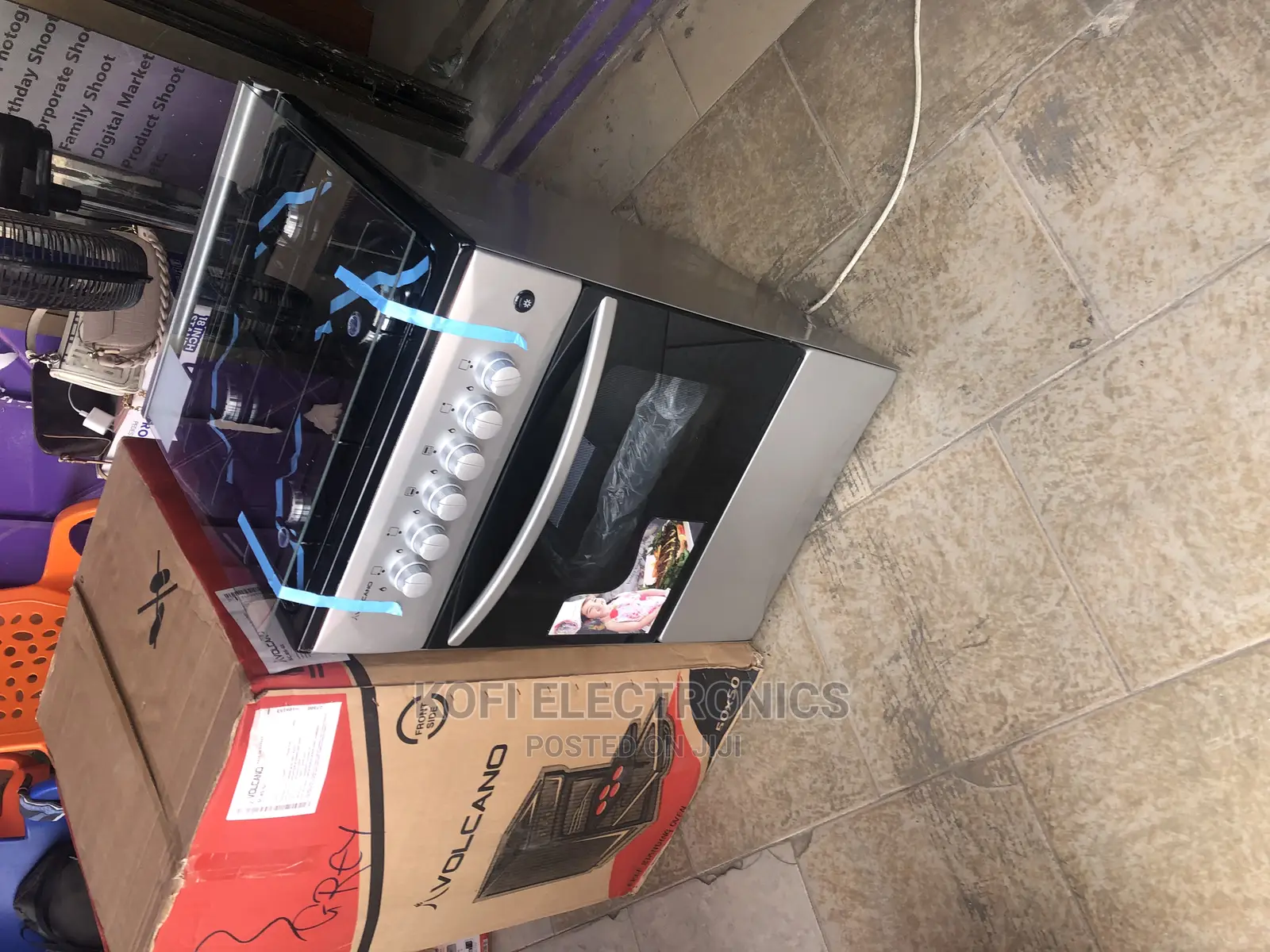 (Turkish Product) Volcano 50×50 4burner Gas Cooker With Oven