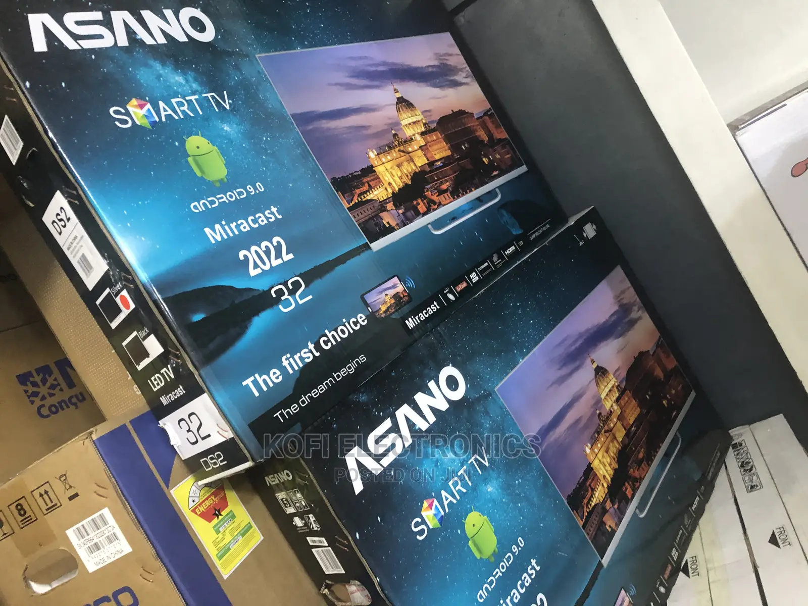 (Watch the Sport at Your Convenience) Asano Smart 32inch TV