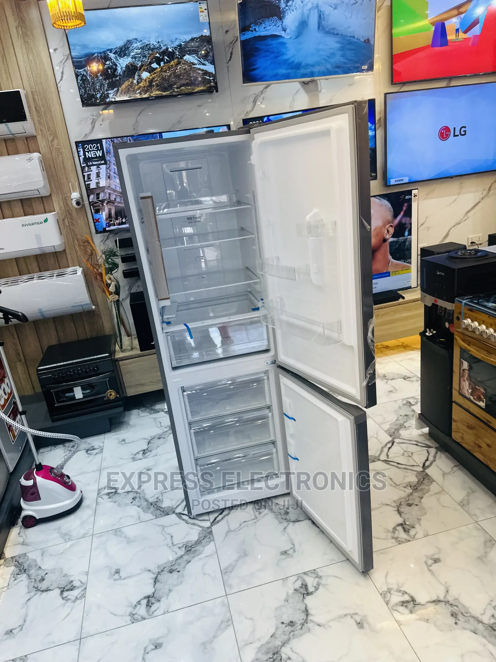 Bottom Freezer Adjustable Shelf Chigo 2door CHBM-370W 300L