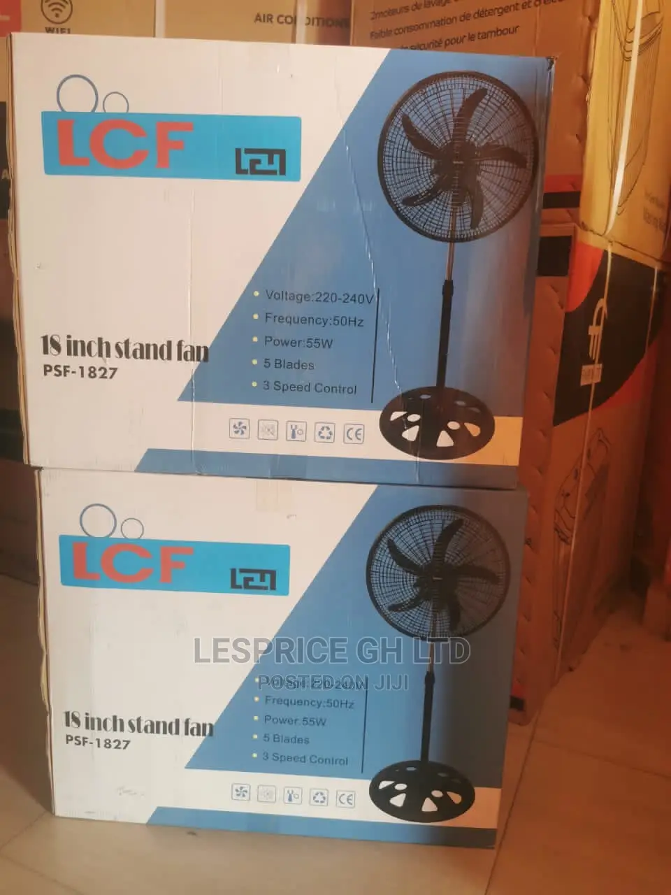 Authentic Pearl Standing Fan 18inch
