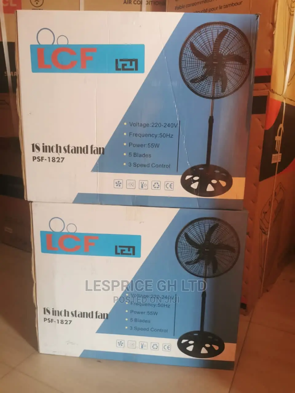 Pearl Presents Newly Sealed 18inch Standing Fan