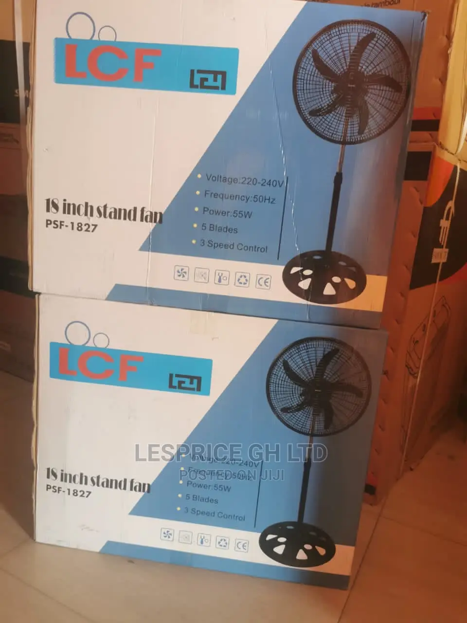 Top Pearl Standing Fan 18inch