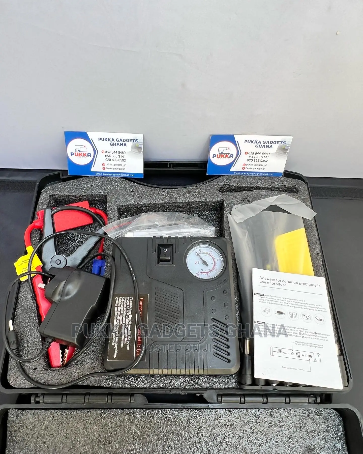 Car Jump Starter With Air Compressor