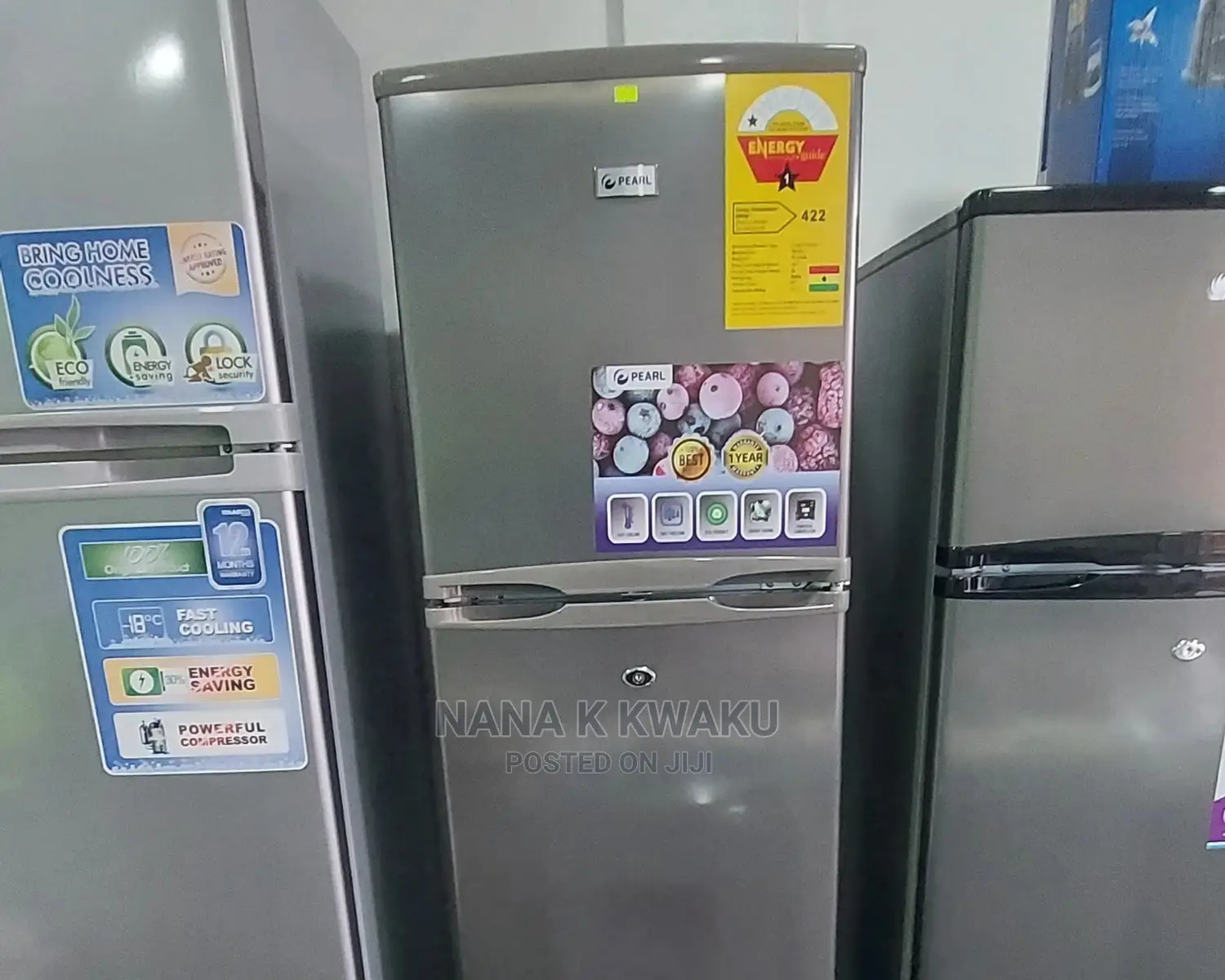 Top Freezer_pearl Pf270 Double Door Fridge