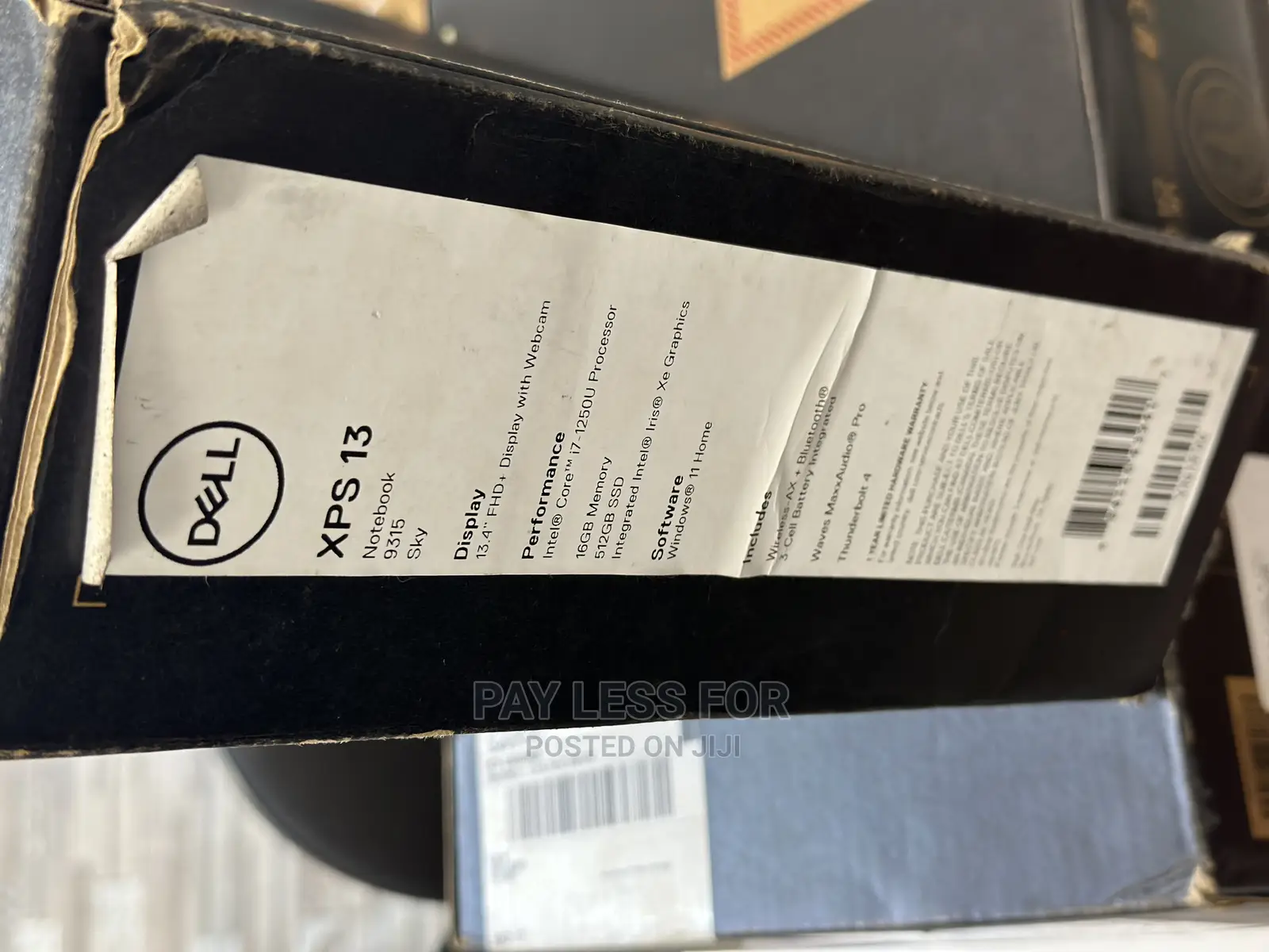 New Laptop Dell XPS 13 16GB Intel Core I7 SSD 512GB