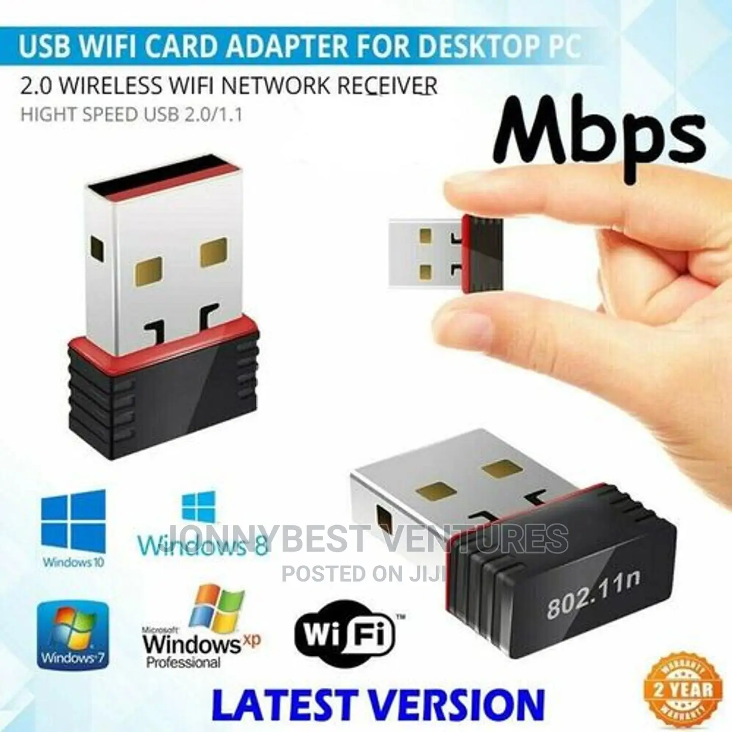 USB Wifi Adapter for Destop/Laptop