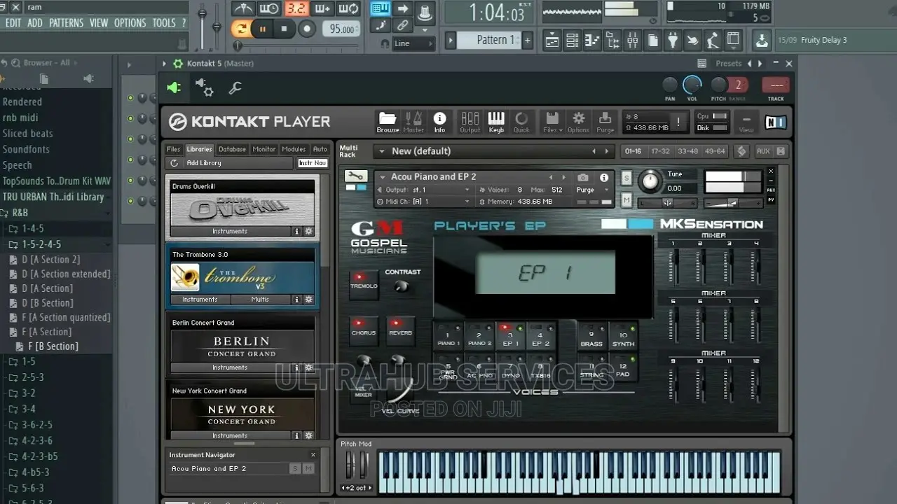 Mksensation Kontakt Library by Gospel Musicians