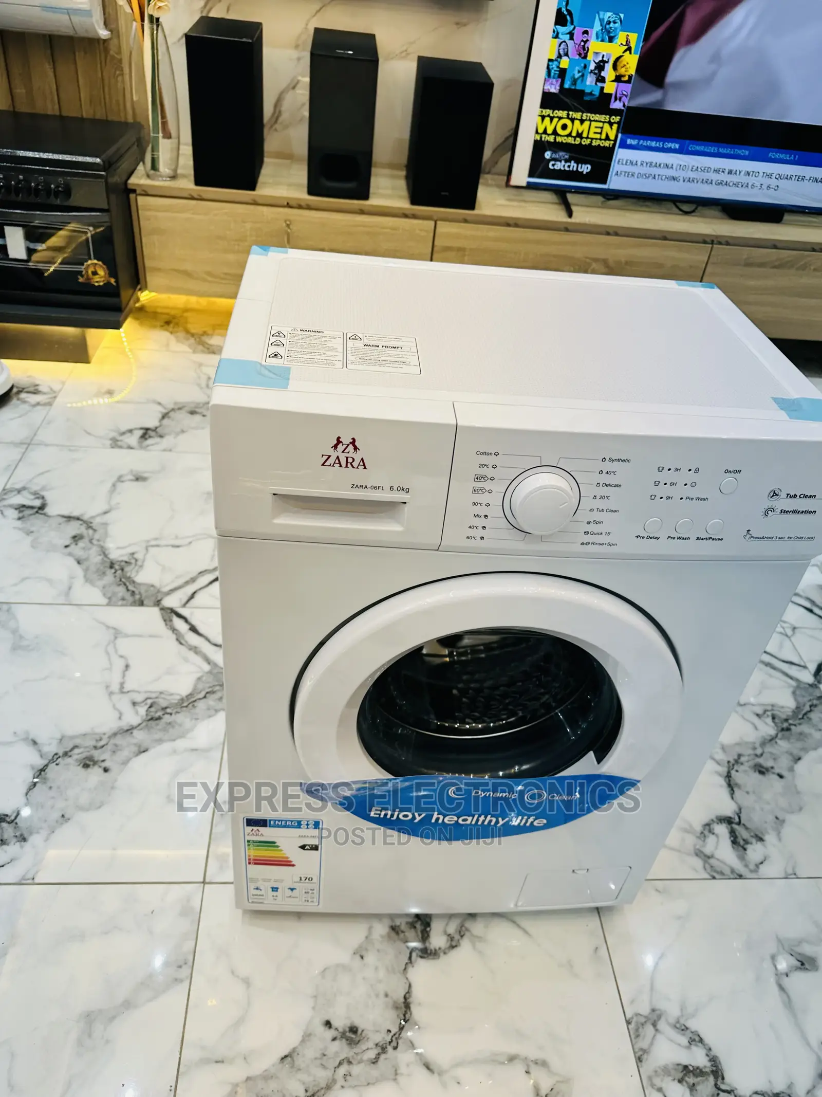 Queen Clean Washing Machine Zara Front Load 6kg Full Auto