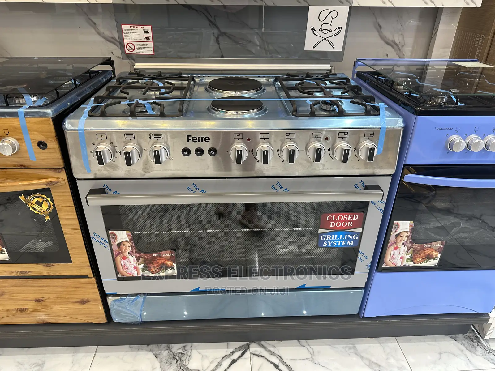 Fireplace Ferre 2/4 Stove Oven Grill Cooker Kitchen Range
