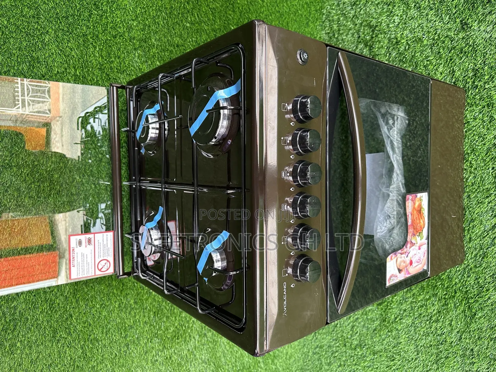 Chigo 4 Burner Gas Cooker 50×50 Oven and Grill