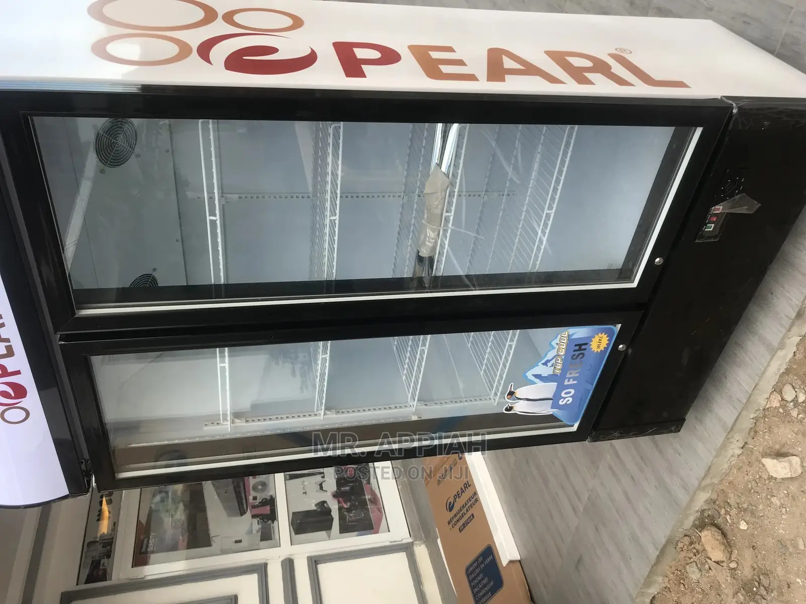 Pear Pvc74 , 500 Litres GHC Double Glazed Store Fridge