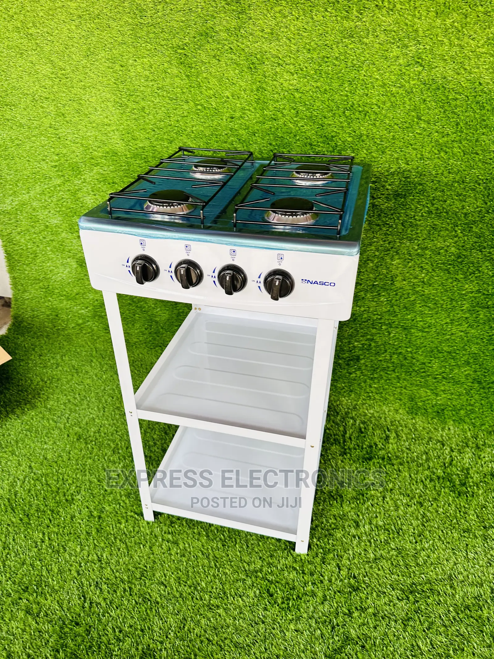Durable Build Nasco 4burner Cooker White With Stands