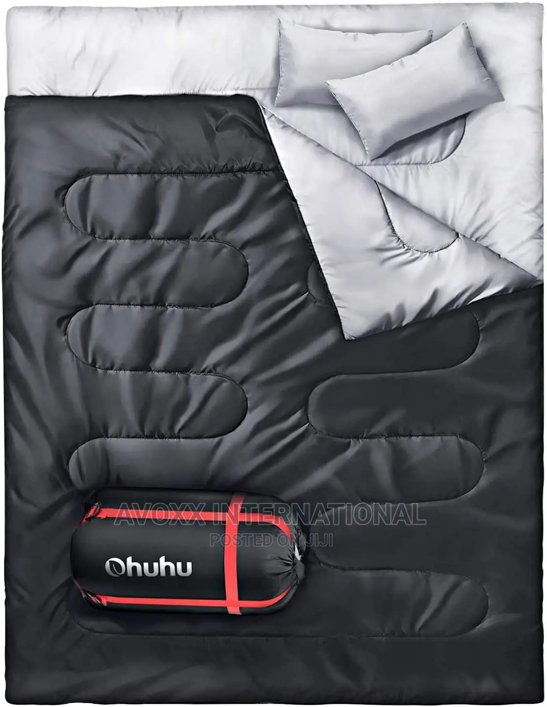 Ohuhu Sleeping Bags for Adults With 2 Pillows 2 Person