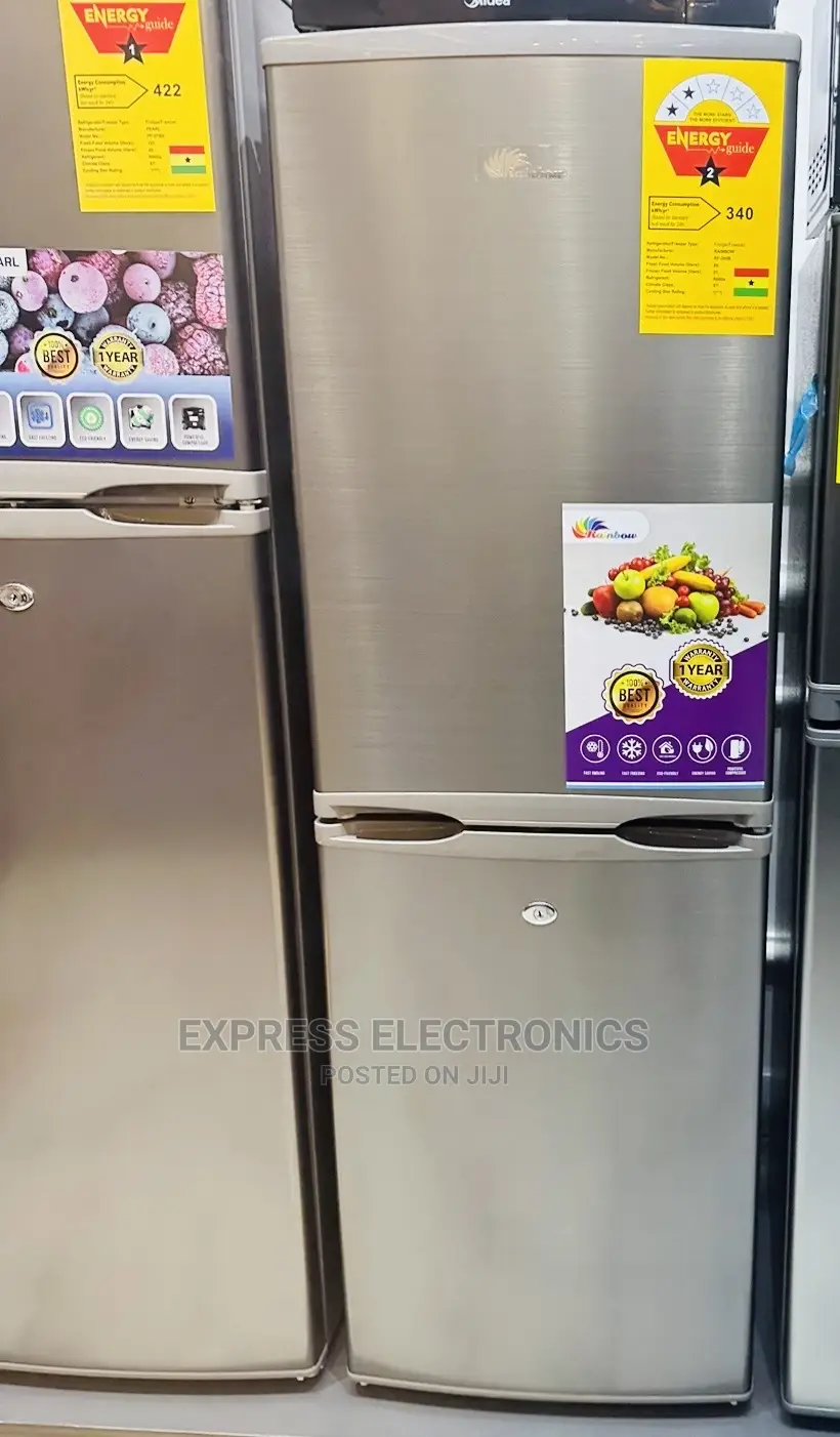 Elegant Classic Design Rainbow Double Door RF-200B (140L)