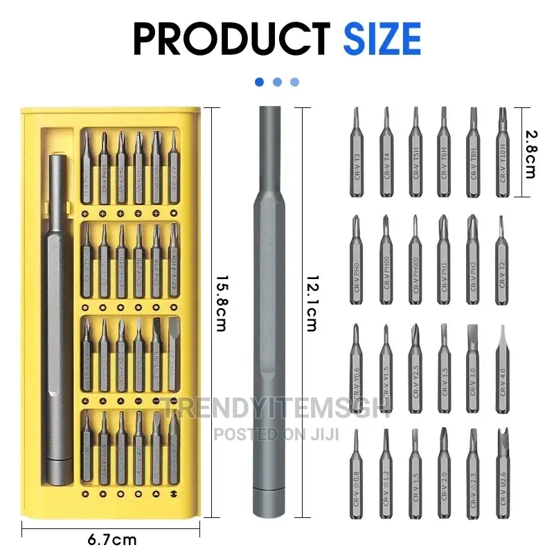 25 in 1 Torch Precision Magnetic Screwdriver Set