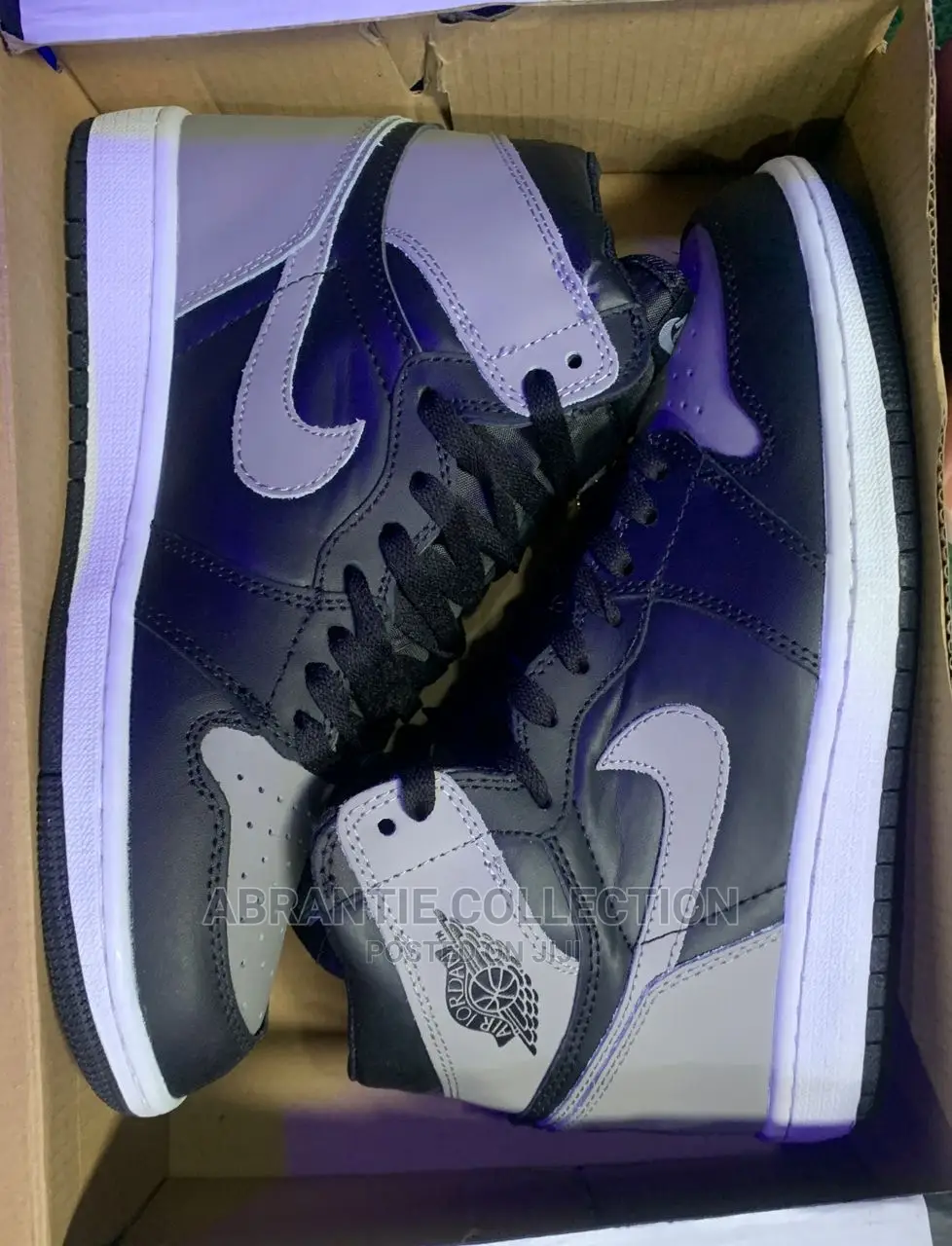 Air Jordan Retro 1 Shadow Black/ Ash