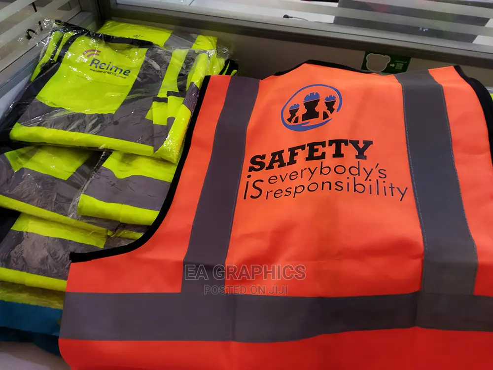 Reflector Vests and Safety Helmet Branding